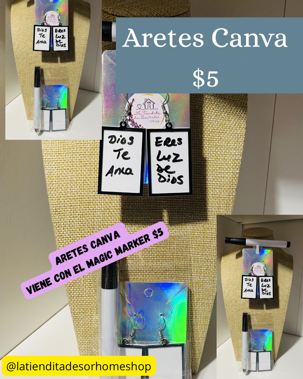 Aretes Canva
